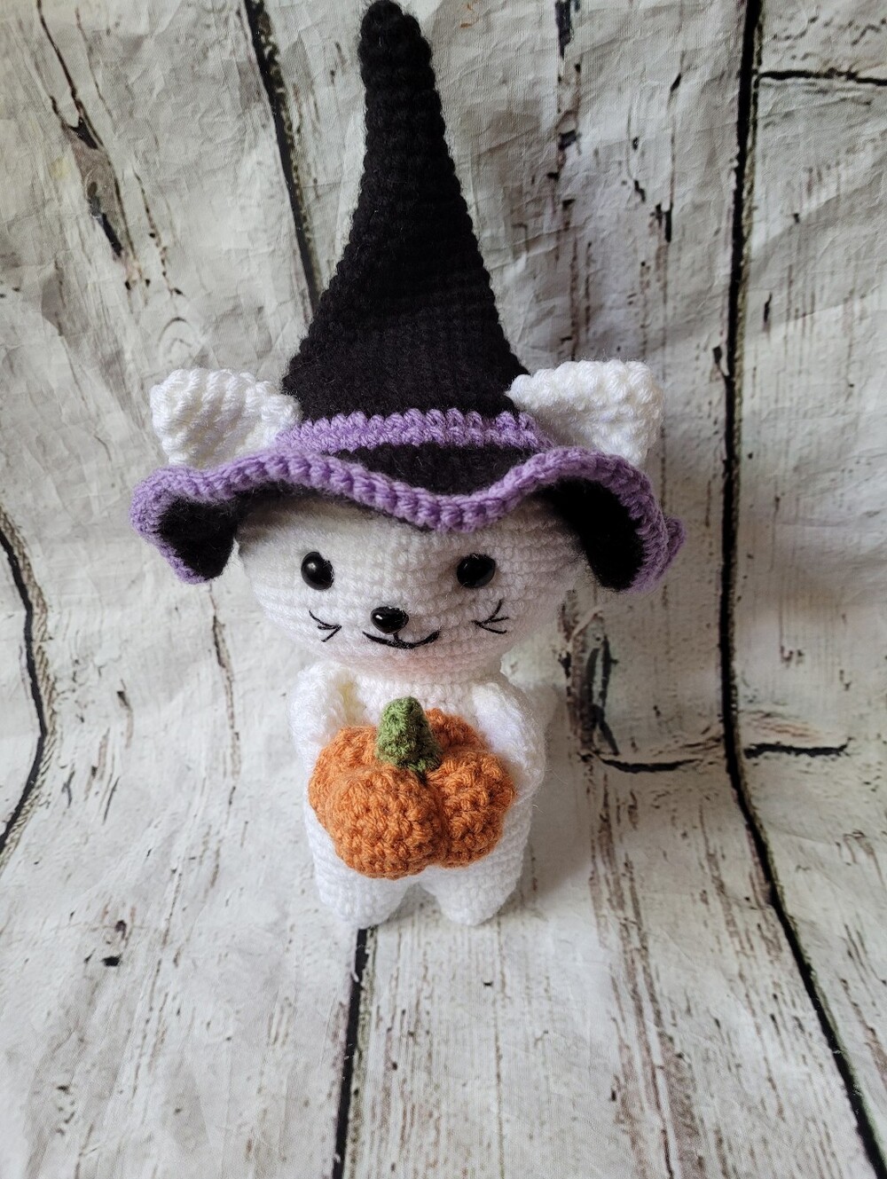 Crochet Witch Halloween Cat